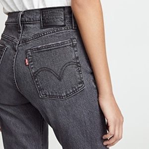 Levi's High Rise Wedgie Jeans, Black